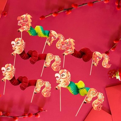 Festival Dekor Chinesisches Pferd Handwerk Zum Selbermachen Papier Kit Kunsthandwerk Materialien für