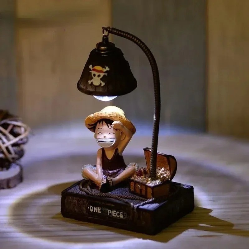 Lámpara LED One Piece Luffy Anime Vigilante Decoración Dormitorio Regalo