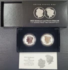 2023-S Morgan & Peace Silver Dollars "REV PROOF" - .999 Fine Silver w/OGP & COA