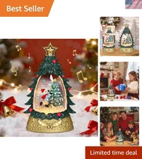 Christmas Snow Globes, Vintage Musical Christmas Snow Globe Lantern, Lighted ...