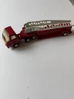 Vintage Red Tonka Fire Truck With White Ladder 55170 Diecast Metal 1970's RARE
