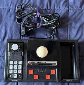 Coleco ColecoVision Roller Controller + Slither & Omega Race - All Work Great!
