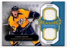 2013-14 Upper Deck Artifacts Treasured Swatches Blue Craig Smith Jersey