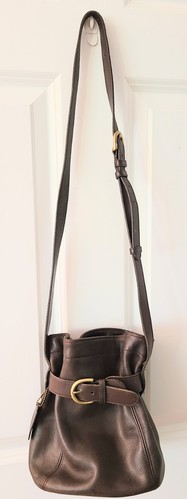 Vintage COACH Handbag SOHO Belted Pouch Leather Cross Body Bag 4156 USA - Picture 3 of 14