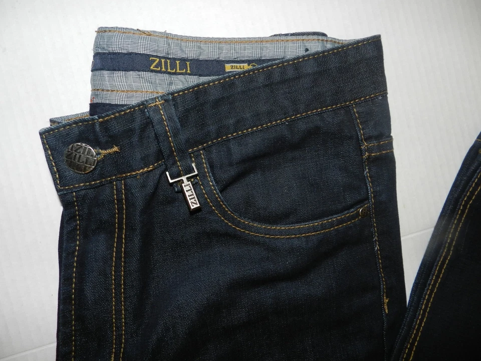 Jeans ZILLI 100 % algodón 5 bolsillos talla W 32 L 32 Foto 3 de 4