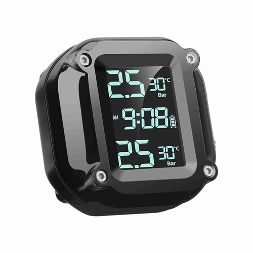 Motorcycle LCD Wireless Tire Pressure Monitoring System USB Charging TPMS LQIY - Picture 17 of 24