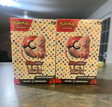 Pok mon TCG Scarlet Violet 151 Booster Bundle 2 Box Lot 6 packs each