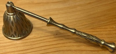 Renaissance Hammered Brass Biedermann & Sons Candle Snuffer!