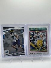 2022 Prestige/Score Aidan Hutchinson Rookie Card Detroit Lions Lot Of 2
