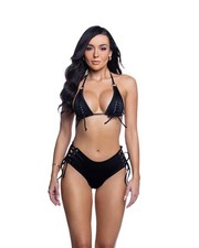 J. Valentine Lace-up Top Short Set