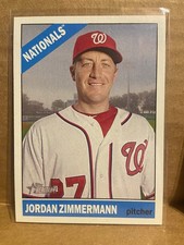 2015 Topps Heritage #452 Jordan Zimmermann SP Washington Nationals 