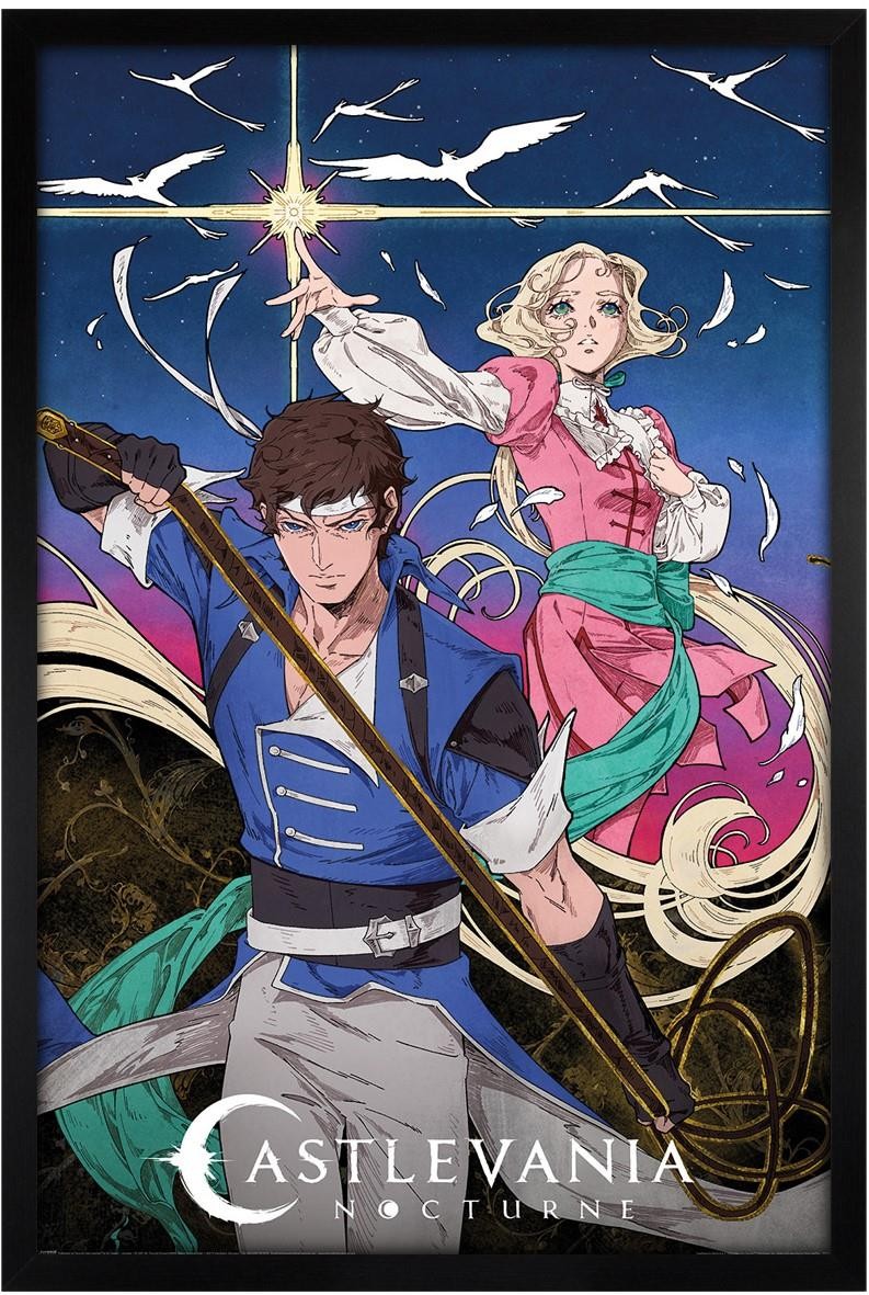 Castlevania Maxi Poster - Black Wooden Framed