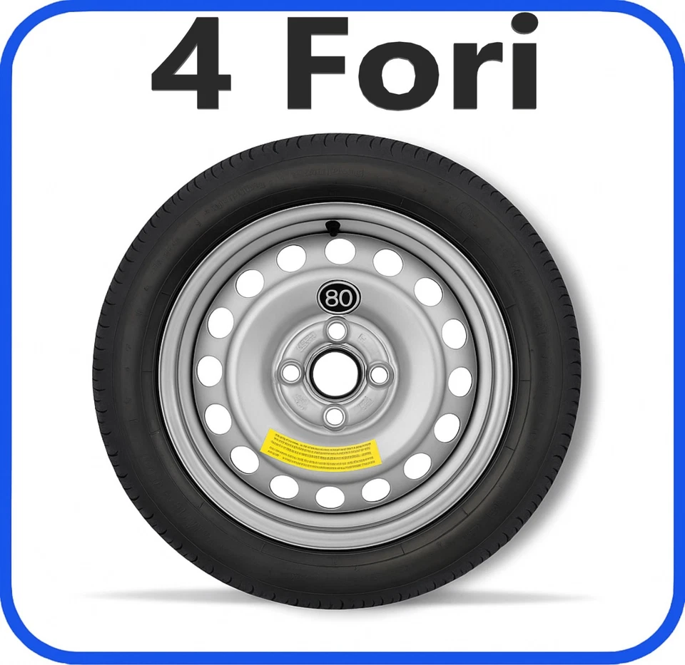 Rueda De Repuesto Hyundai i20 Active R16 125/80 Gato Incluido DOT25 - Imagen 2 de 4