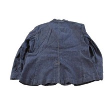 Vintage 1990s Lauren Ralph Lauren Denim Dark Blue Blazer Women's Large