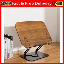 Book Stand for Reading, Adjustable Book Holder with 360Â° Swivel Base & Page C