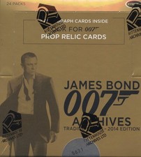 James Bond Archives 2014 Edition Card Box 24 Packs Rittenhouse Factory Sealed