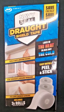 JML NAVY SEAL DRAUGHT SHIELD TAPE 3 ROLLS 35mm x 5 metres