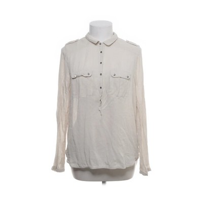 Custommade, Bluse, Größe: 36, Beige, Seide, Einfarbig, Damen #CUV