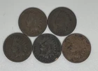 1889 1891 1897 1905 1906 Indian Head Cent Lot of 5