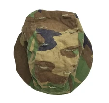 USGI Military Helmet Cover Woodland Camo Paratrooper Ground Troop X-Small/Small