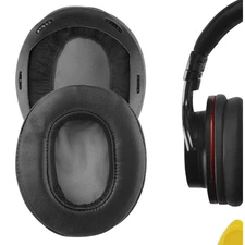 Geekria Protein Leather Ear Pads for SONY MDR-1A Headphones (Black)