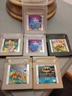 Nintendo Game Boy Cartridge Lot Tetris Batman Super Mario Power Rangers Q*bert