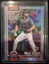 2026 Topps Nolan McLean #214 Sandglitter RC Mets