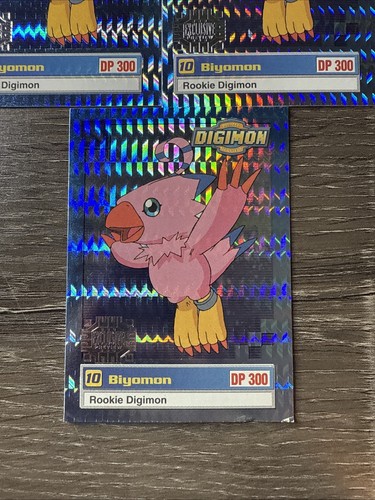 1999 DIGIMON CARD BIYOMON | 13 of 34 | HOLO | RARE | PRIZM - Picture 3 of 4