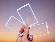 Golden Ratio, Fibonacci Rule of Thirds Composition Tool Credit Card-Sized...