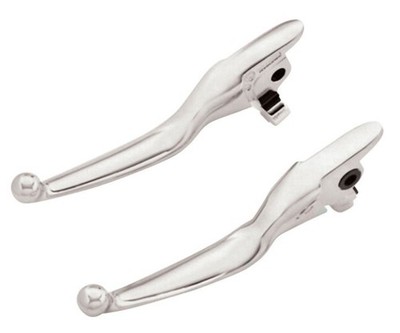 V-Factor 43074 Chrome Wide Blade Lever Set for Touring 17-20