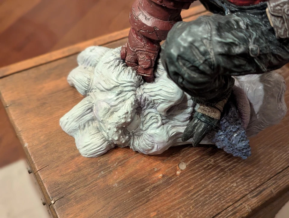 Estatua de vinilo suave HELLBOY The Right Hand of Doom KOTOBUKIYA 2001 nueva sin caja Foto 4 de 4