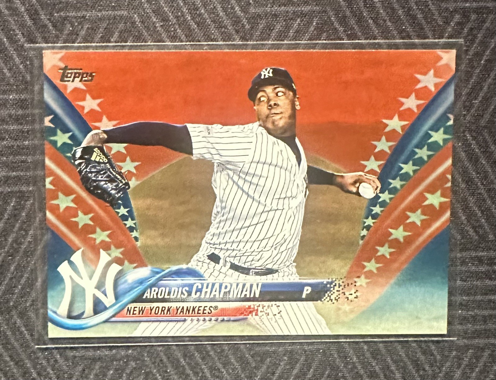 2018 Topps #475 Aroldis Chapman 06 /76 NY Yankees