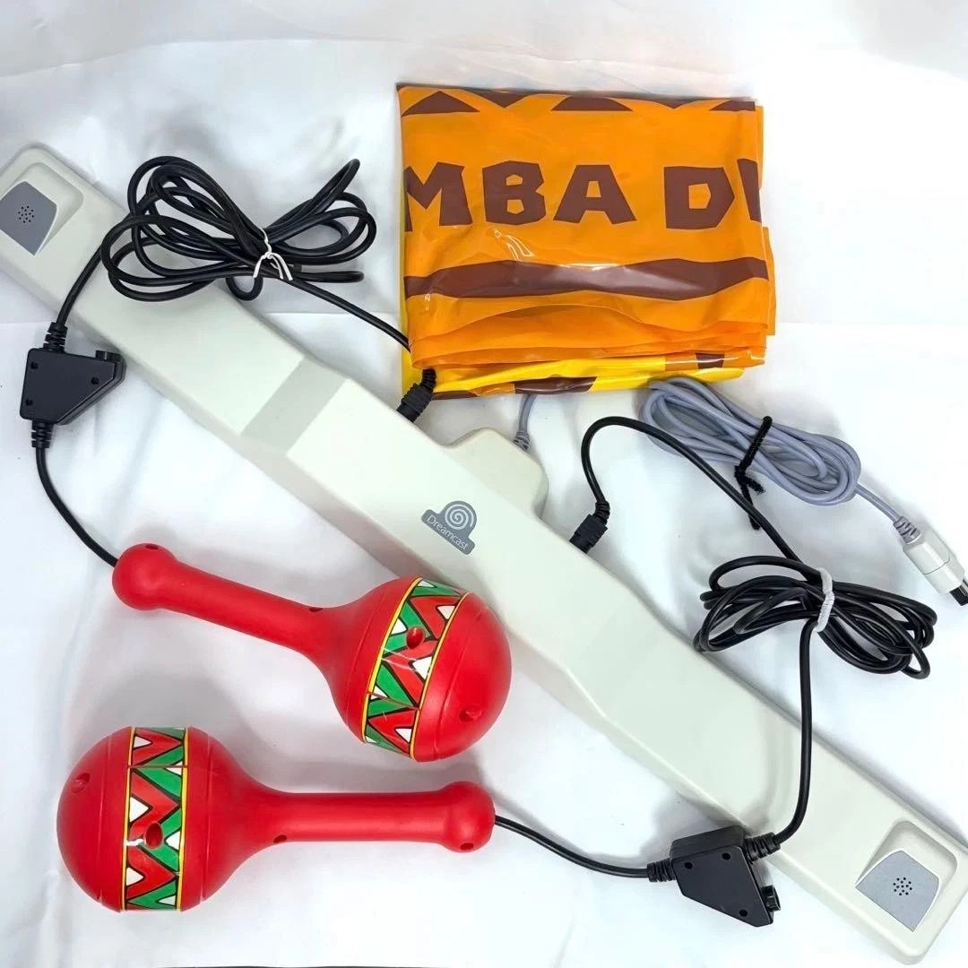 ドリームキャスト サンバDEアミーゴ マラカスコントローラー HKT-9700 Dreamcast Samba de Amigo : Maracas Controller HKT-9700 Japan
