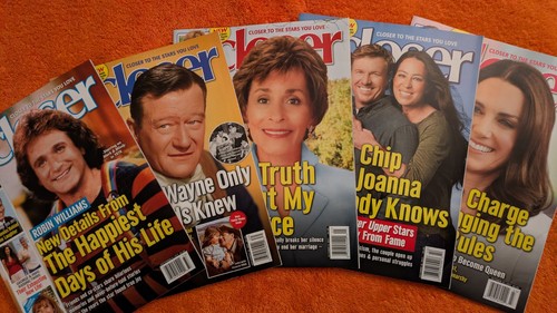 CLOSER Magazine 5 Issues September 11, 25, October 9, 16, 23, 2017, FREE SHIP!