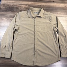 PAUL JONES Mens Stylish Texted Shirt Long Sleeve Classic Collar Button up XL