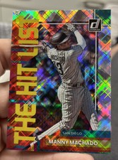 MANNY MACHADO 2022 Panini Donruss THE HIT LIST Diamond Holo  PADRES #THL-11