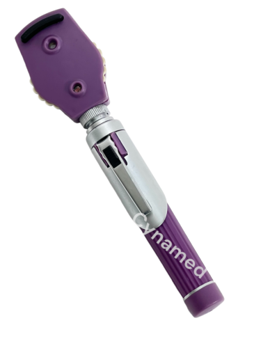 FIBER OPTIC Otoscope Ophthalmoscope  Examination LED Diagnostic ENT SET Kit-Purp - Picture 5 of 10