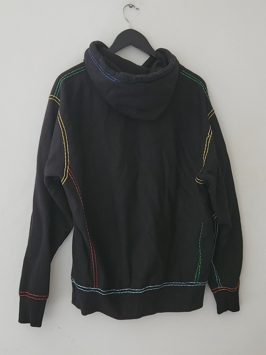 FW20 Supreme Big Stitch hooded sweatshirt size XL hoodie Black | eBay