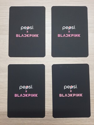 BLACKPINK JENNIE Pepsiカード Official Blackpink x Pepsi Photocards Jennie Jisoo Lisa Rose