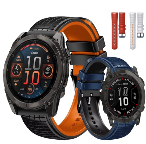 Click Fit Armband für Garmin Fenix 8 43mm / 7S / 6S / 5S / Plus Band Strap 20mm - 第 2/32 張圖片