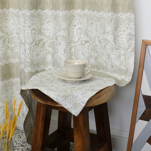 2 Panels Rod Pocket Curtain Emma Print Window Curtains Light Filtering Drapes - Picture 19 of 37