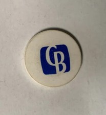 Vintage 70s 80s Coldwell Banker Golf Fairway Ball Marker Golfer Golfing Bank Vtg