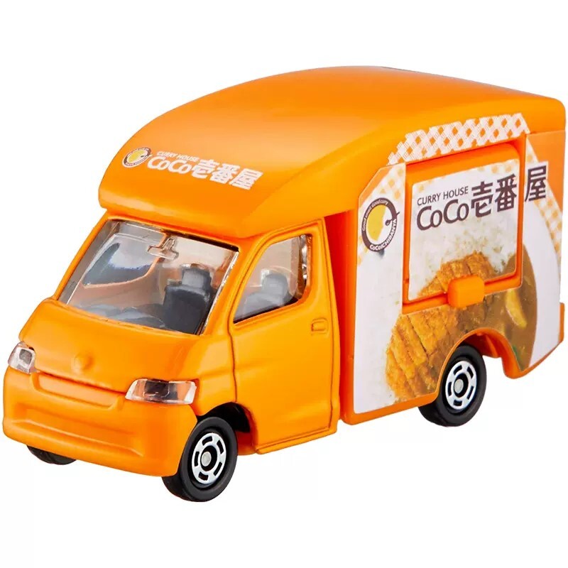 CoCo壱番屋 ミニカー オレンジ Takara Tomy Tomica 91 Toyota Town ACE CoCo ICHIBANYA KITCHEN