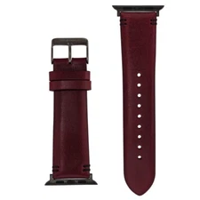 Vince Camuto - Prospect Place Men's Apple Watch Band Brown Leather 42/44/45mm