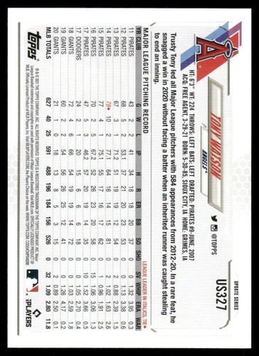 2021 Topps Update Series Baseball Complete Your Set (US166-US330) - Picture 323 of 333