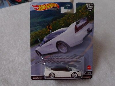 Hot Wheels Premium Car Culture White 03 Honda NSX Type R Real Rider