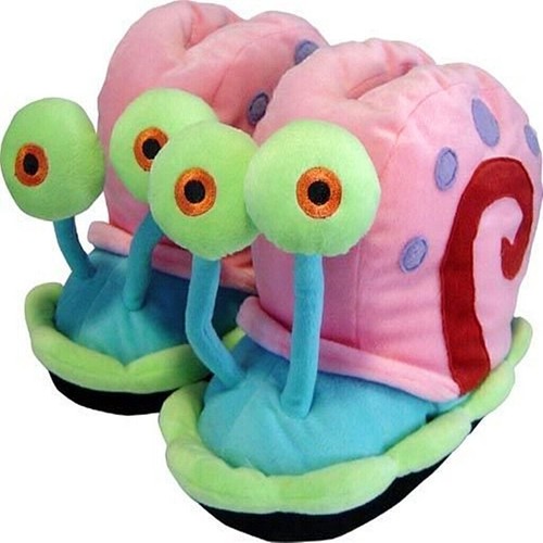 🏆Männer Lady Schnecke Gary Hauschuhe Gerry Spongebob Schwammkopf Warm Gr.38-46 - Bild 2 von 6
