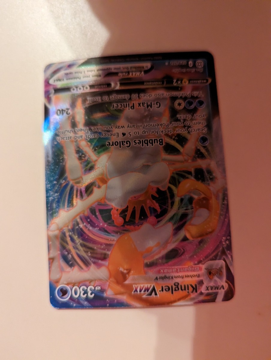 Pokmon TCG Kingler VMAX Sword & Shield: Brilliant Stars 029/172 Holo Ultra  Rare | eBay