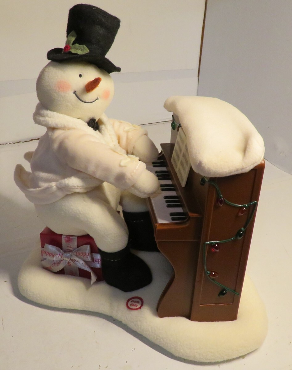【NEW】Hallmark スノーマン ピアノ 音楽点灯 新品 HALLMARK JINGLE PALS SNOWMAN PLAYING PIANO -NON WORKING- FOR PARTS