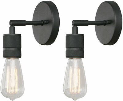 2x Industrial Loft Wall Sconce Vintage Edison Lamp Bedroom Bedside Light Fixture